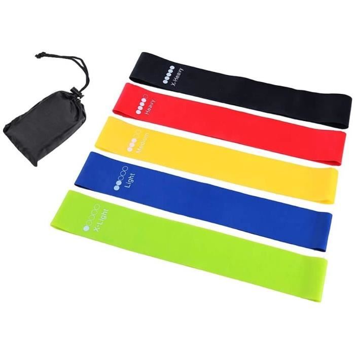 Bande De Résistance TPE – Élastique De Musculation 25-65LB, Fitness, Yoga, Pilates, Physiothérapie