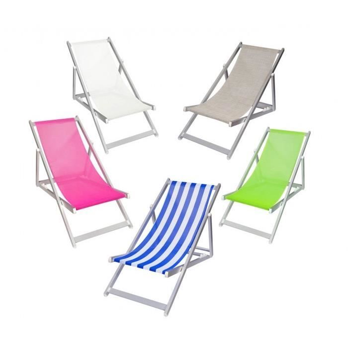 Transat Pliant Aluminium Achat Vente Pas Cher