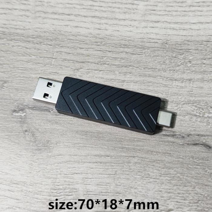 Clé USB,disque externe ssd portable,USB ,1 to,thunderbolt- Black -128 Go[A]  - Cdiscount Informatique