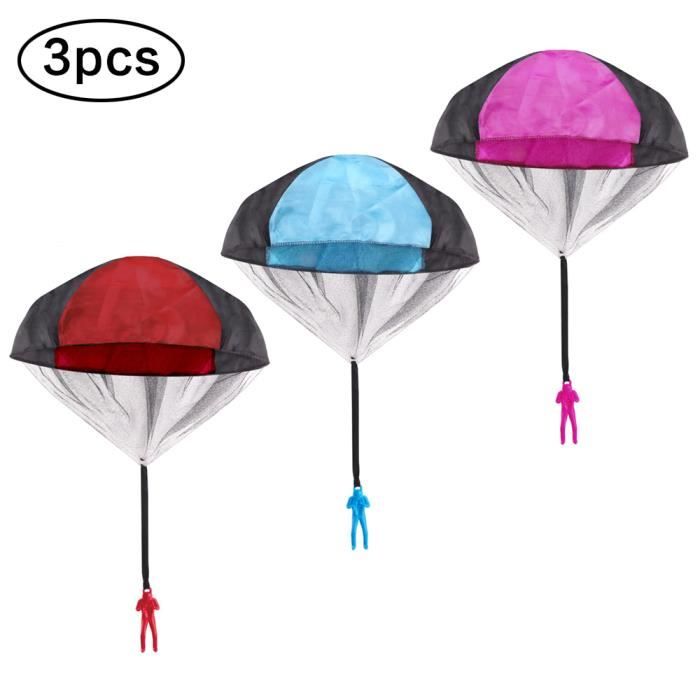 Set De Jouets Parachute Et Cerf-volant Pour Enfants - 5 Parachutes Manuels + 1 Cerf-volant De Poche Coloré - Jeux Extérieurs