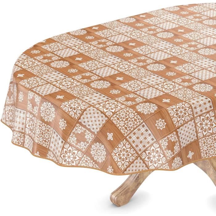Nappe 140 X 140 cm Coton Bleu Canard