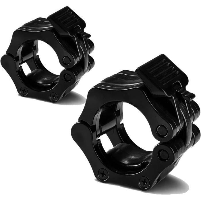 Lot De 2 Colliers De Serrage Pour Haltères 50mm - Tooloflife Verrous Rapides Musculation