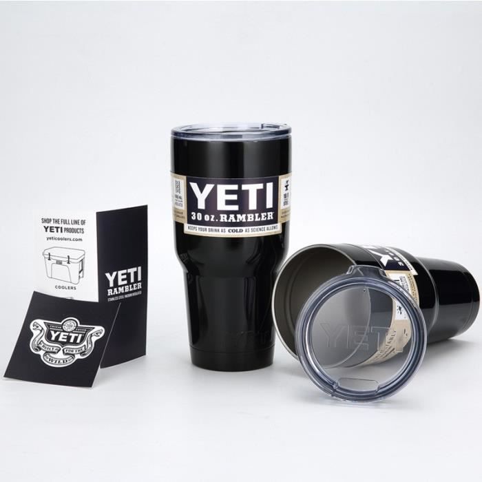 2016 YETI bouteille isotherme à bière en acier inoxydable sous vide 30