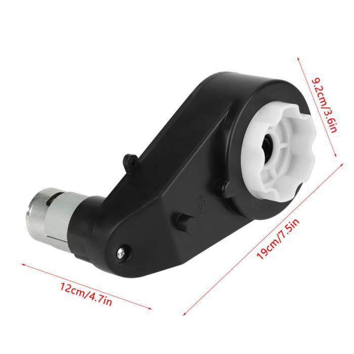 Ginobili Boîte De Vitesses 24V Pour Voiture Enfant – Moteur 555 30000 Tr/min – 2 Pièces – Remplacement Haute Vitesse Pour Modification