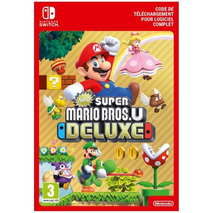 New Super Mario Bros. U Deluxe • Code de téléchargement pour Nintendo Switch