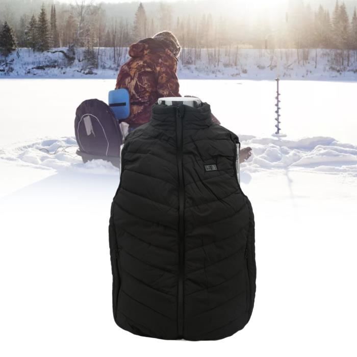 Gilet Chauffant Homme Femmes Veste Chauffante Électrique USB