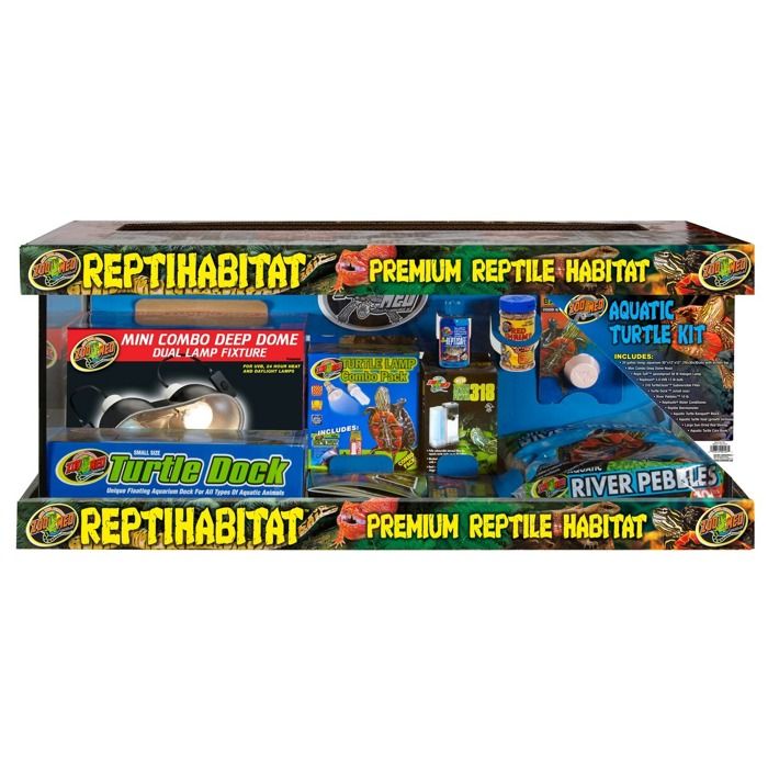 Comparer les prix de Kit Tortue Aquatique - Zolux - NT-T22E - Reptile - Verre - Rectangulaire