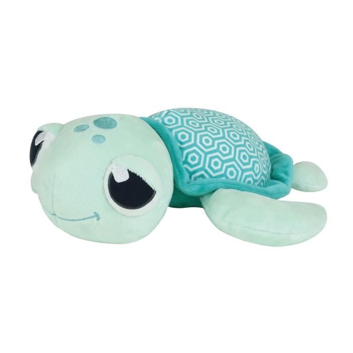 LUMINOU MA PETITE CARAPACE TORTUE PELUCHE 25CM