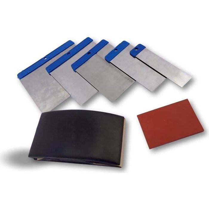 Couteau A Enduire CEVIK CE-2240 Set De 4 Spatules Inox Pour Mastic Et Peinture Couteau à Enduire