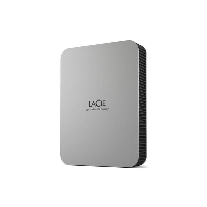 Disque dur externe LaCie Mobile Drive Moon Silver USB-C STLP5000400 – 5To