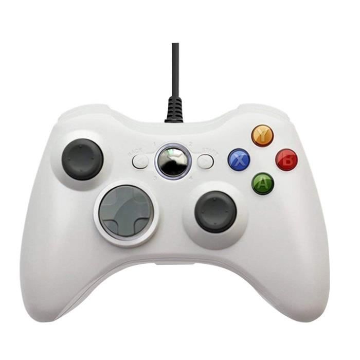 CONSOLE XBOX 360 Joysticks Contrôleur de jeu filaire portable léger