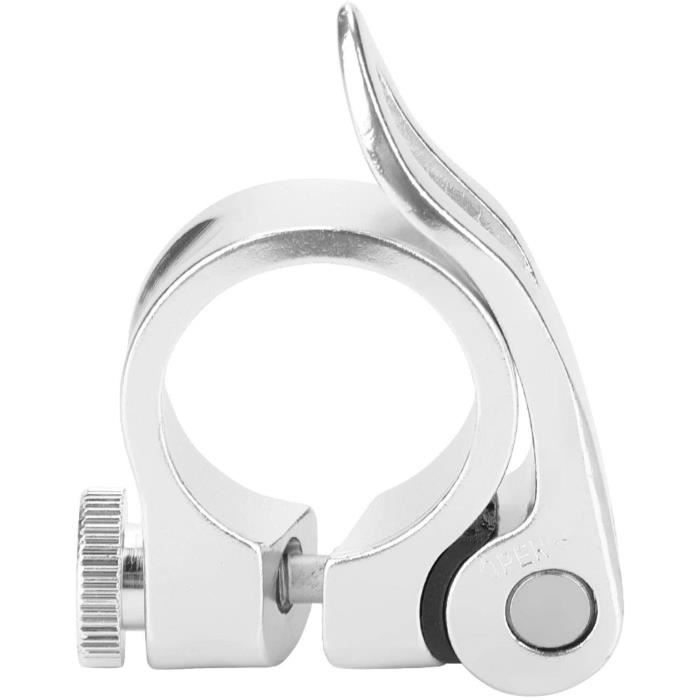 HSIXHAF Lot De 2 Colliers De Selle Aluminium à Dégagement Rapide – 31,8 Mm, Pour VTT, Route, Ville, électrique