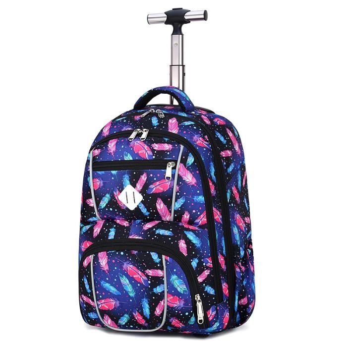 Cartable fille discount a roulette carrefour