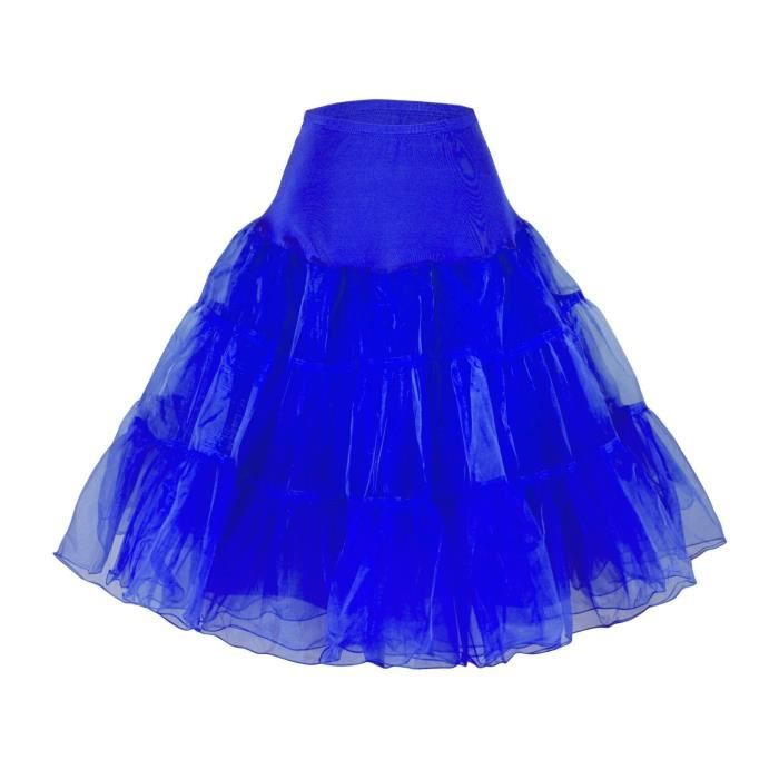 Jupon Annees 50 vintage en Tulle Petticoat Rob. Bleu Cdiscount Pret a Porter