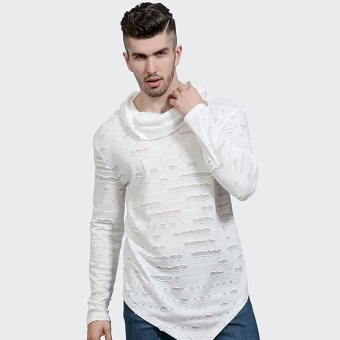 Tee shirt on sale troué homme