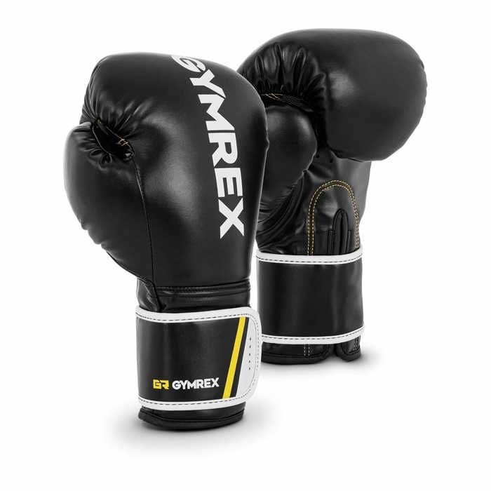 Gants De Boxe Entraînement Arts Martiaux Sport Combat Sac Frappe Thai 10 Oz Noir