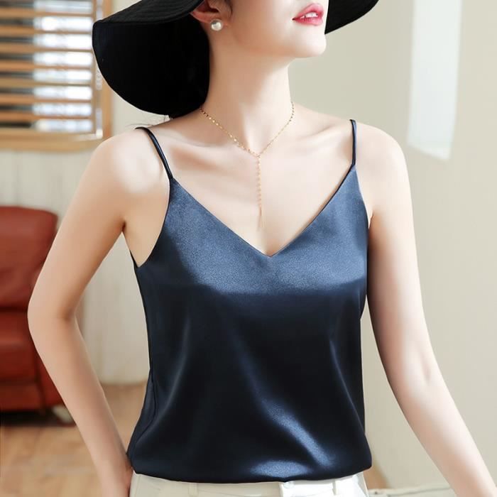 Gilet satin sales femme