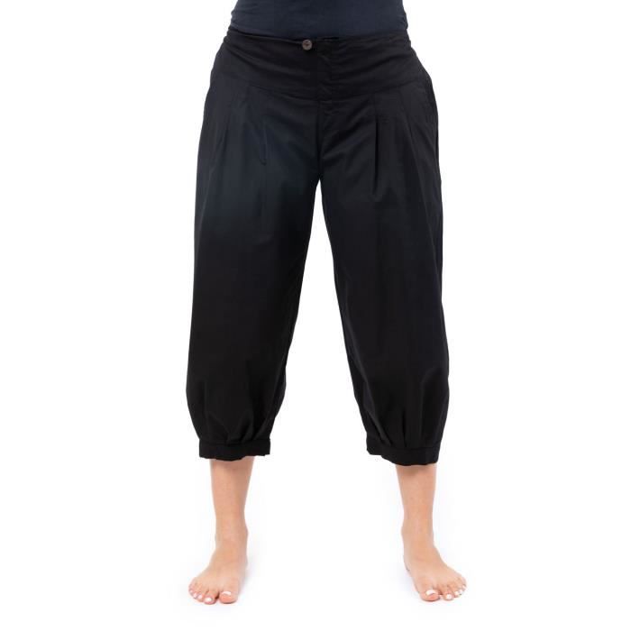 Pantalacourt Bouffant Fred Sabatier Gris Rayé Taille 50 - Occasion Très Bon état | Corsaire Femme Polyamide