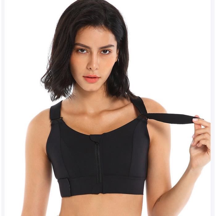Soutien-Gorge À Fermeture Avant Pour Femme En Coton Lycra Sans