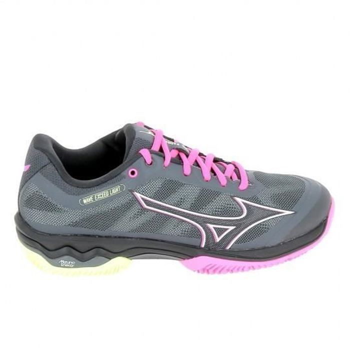 Chaussure de tennis - MIZUNO - Wave Exceed - Femme - Noir - Amorti optimal