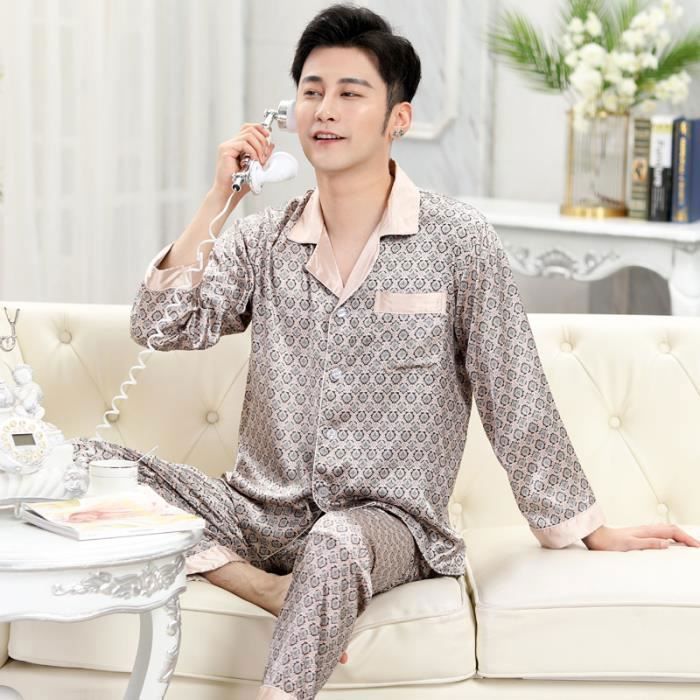 Pyjama imitation soie 2025