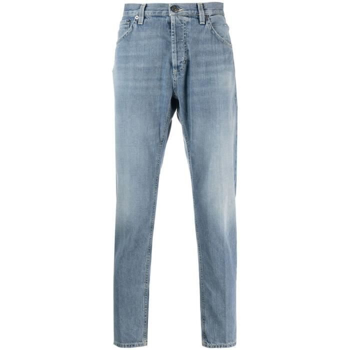 Jean Dondup Blurry Femme – Taille 27/36/38, Droit, Bleu Délavé