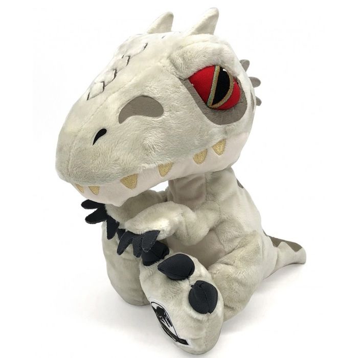 Peluche Dinosaure Indominous Rex Gris 28 cm Dino Doudou Enfant