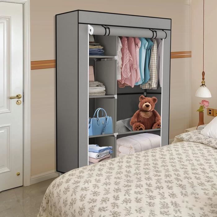 OHMG PENDERIE SOUPLE - OHMG - Armoire avec portemanteaux - Gris - Contemporain - Design