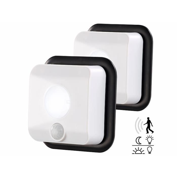 Lot De 2 Appliques Murales Led Sans Fil Avec Détecteur De Mouvement - 3