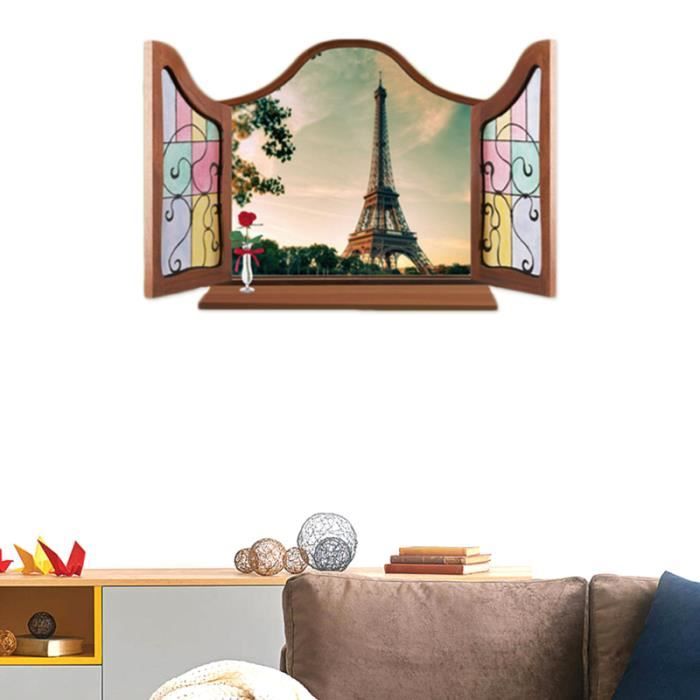 Lot De 9 Décalcomanies Fenêtre Automne 3D - Autocollants Réutilisables Pour Halloween Et Thanksgiving, Décoration Murale Et Vitres - 2