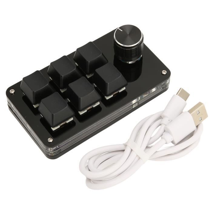Mini clavier à 6 touches - PWSHYMI - Clavier mécanique programmable ...