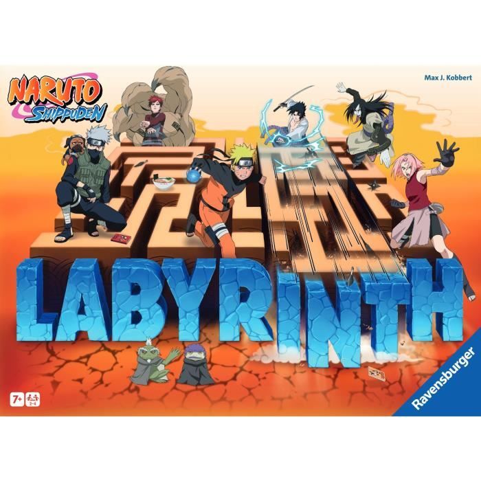 Labyrinthe Naruto jeux de société Naruto Shippuden Dès 7 ans 27557 Ravensburger