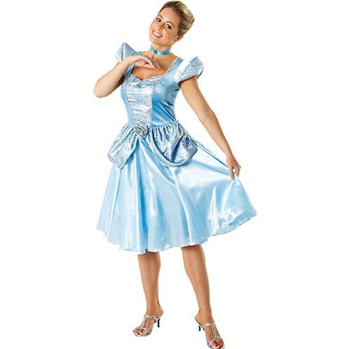 Deguisement Cendrillon femme RUBIES Taille L Bleu ciel satine Cdiscount Jeux Jouets