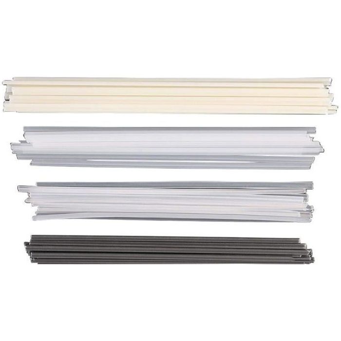 Plastique Tiges de soudure ABS - PP - PVC - PE Soudeur Rods couleurs assorties