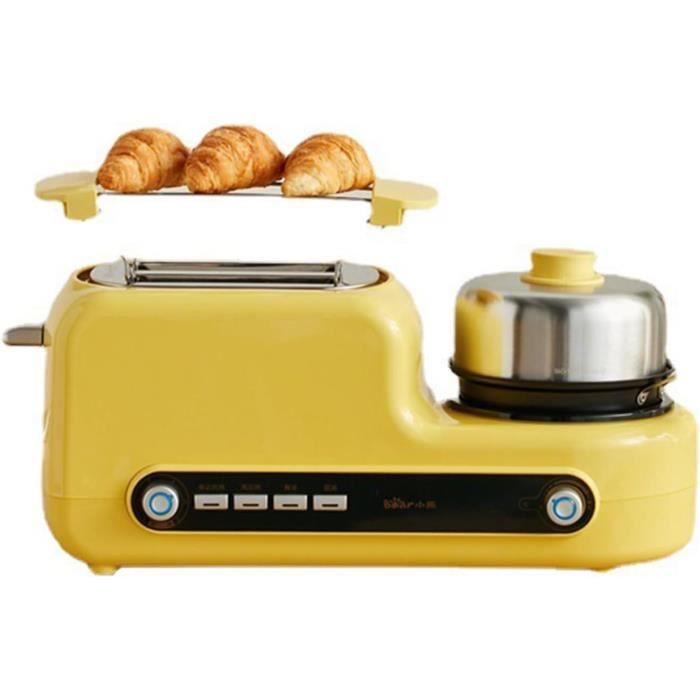 Machine à Sandwich Et Hamburger Rouge - 600/800W - Anti-adhésif - Idéale Petit-déjeuner