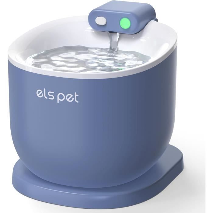Fontaine à Eau Pour Chats Sans Fil 3,2L - Acier Inoxydable - Détecteur De Mouvement - Batterie 4200 MAh