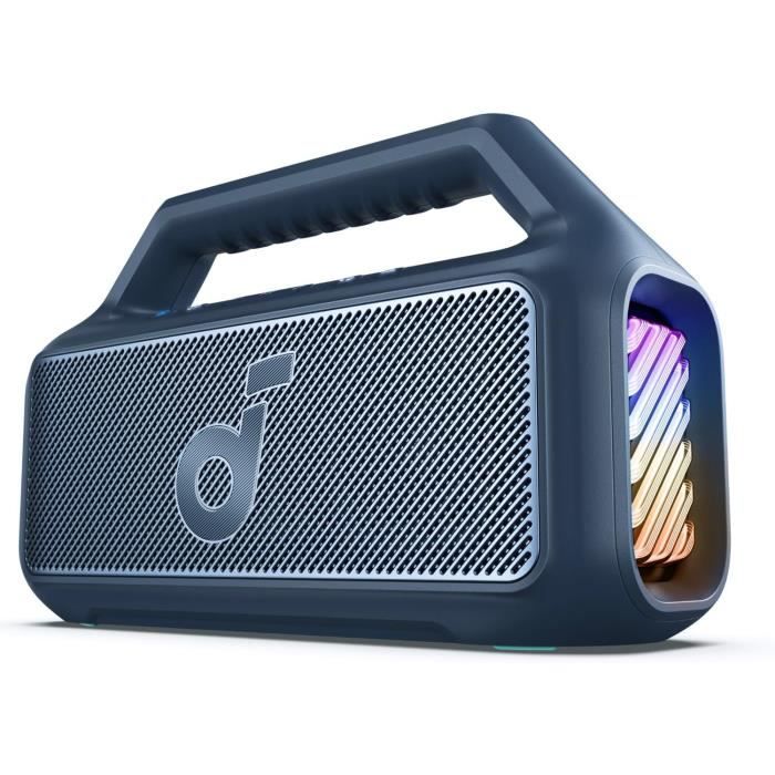 Enceinte Portable Extérieure Imperméable - Son Puissant, Basses Profondes, Autonomie Longue Pour Voyage, Plage, Douche - 4