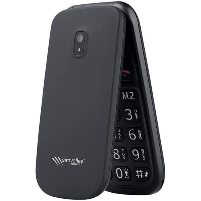 Téléphone mobile à clapet avec appel d'urgence, Bluetooth et Dual SIM : XL-949