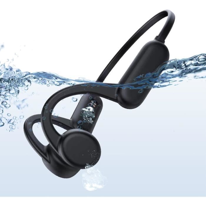 Bluetooth 5.0 Écouteur Natation à Conduction Osseuse,Lecteur MP3