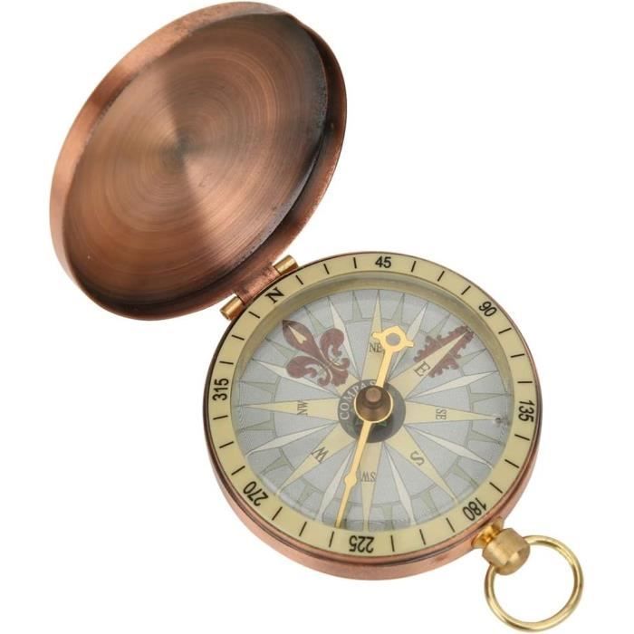Boussole De Poche En Métal – Professionnelle – Pour Chasse Et Voyage