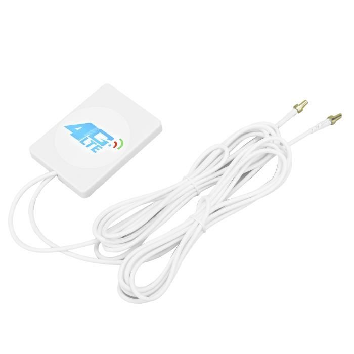 Bingfu Antenne 4G LTE 7dBi CRC9 Connecteur 4G Antenne MiFi WiFi Mobile Hotspot Antenne Avec 3M