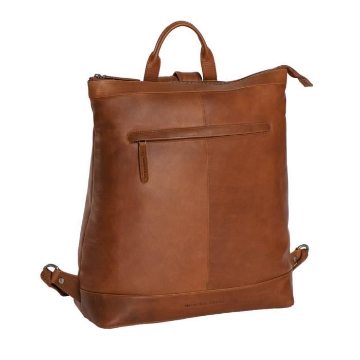 Sac à Dos Naomi The Chesterfield Brand, Cuir Marron, 5-9L, Neuf Avec Housse