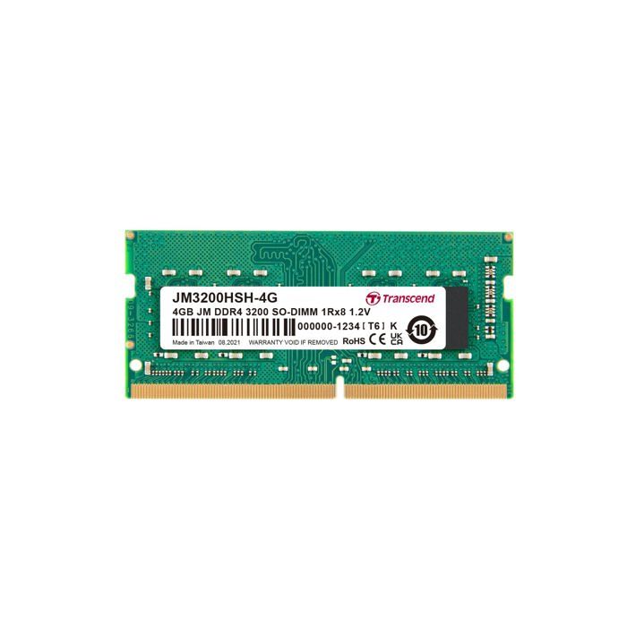 Module mémoire DDR4 - TRANSCEND - JM3200HSH-4G - 4 GB - Vitesse 3200 MHz - Latence CL22