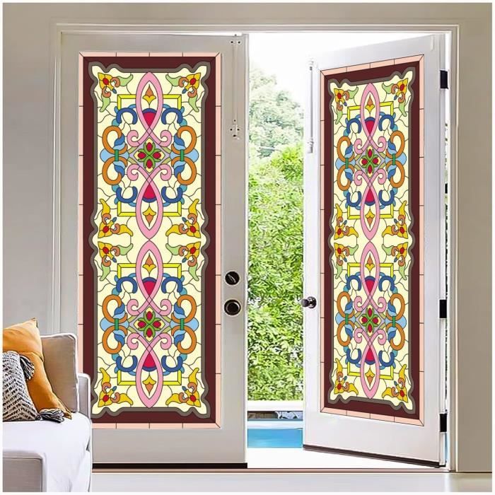 Film Teinté à Sens Unique Pour Fenêtre De Maison Et De Bureau Avec Outil Protection De La Vie Privee En Journee Argente 40 X 200 Cm