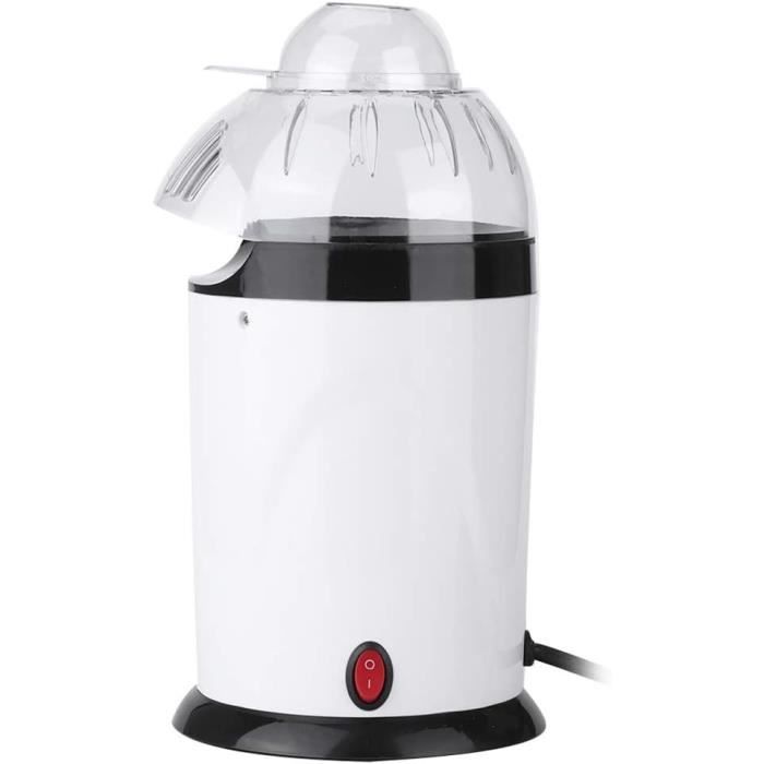 Machine à Popcorn électrique 1200W - Sans Huile, Sans Gras - Prêt En 2 Minutes - Idéal Pour Film En Famille