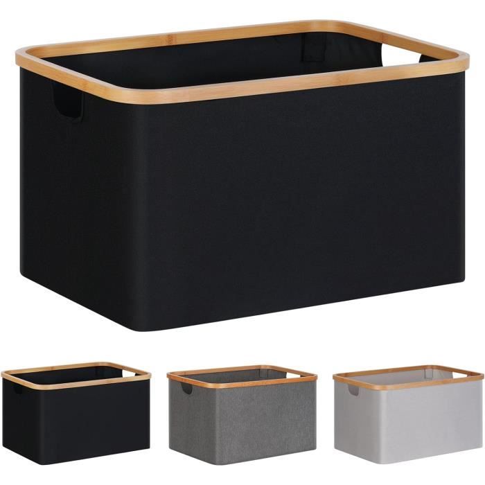 Panier à Linge Keter Curver Cappuccino 55 Litres - 70% Recyclé, Aéré Avec Poignées - Salle De Bain