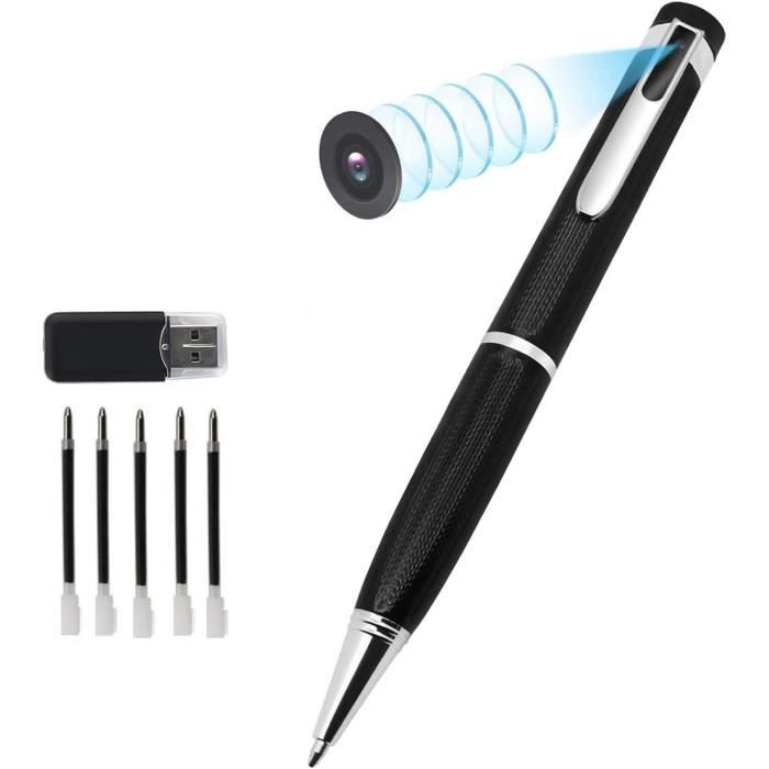 Wifi Caméra Espion Stylo 1080P SANPROV - 32Go 150min Autonomie Enregistrement Discret Camera Surveillance