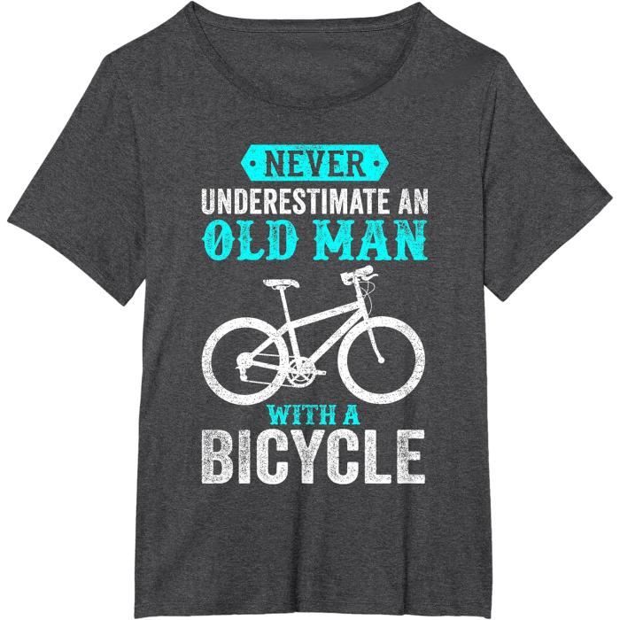 T-shirt Femme Motif Fleurs Et Vélo - Cadeau Idéal Pour Les Amatrices De Cyclisme, Coupe Classique Unisexe