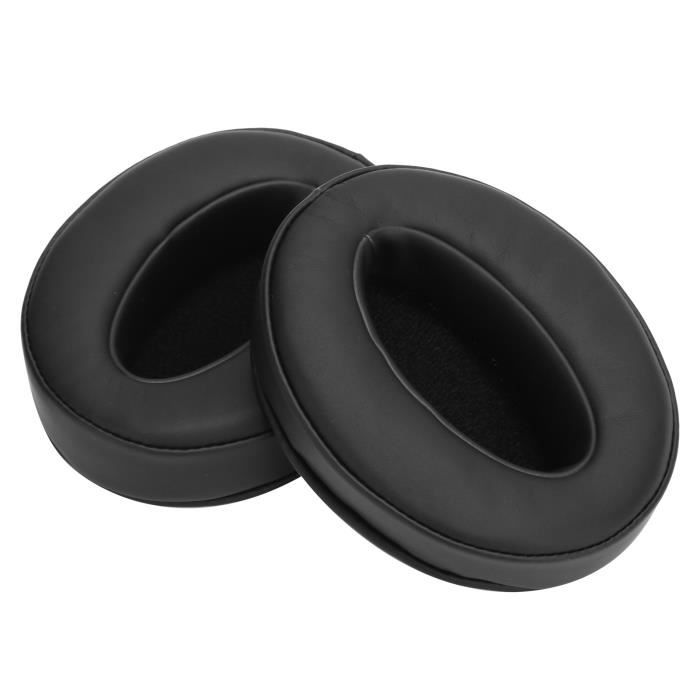 10 Housses De Remplacement Pour Coussinets D'écouteurs 40 Mm - Noir - Mousse Confort