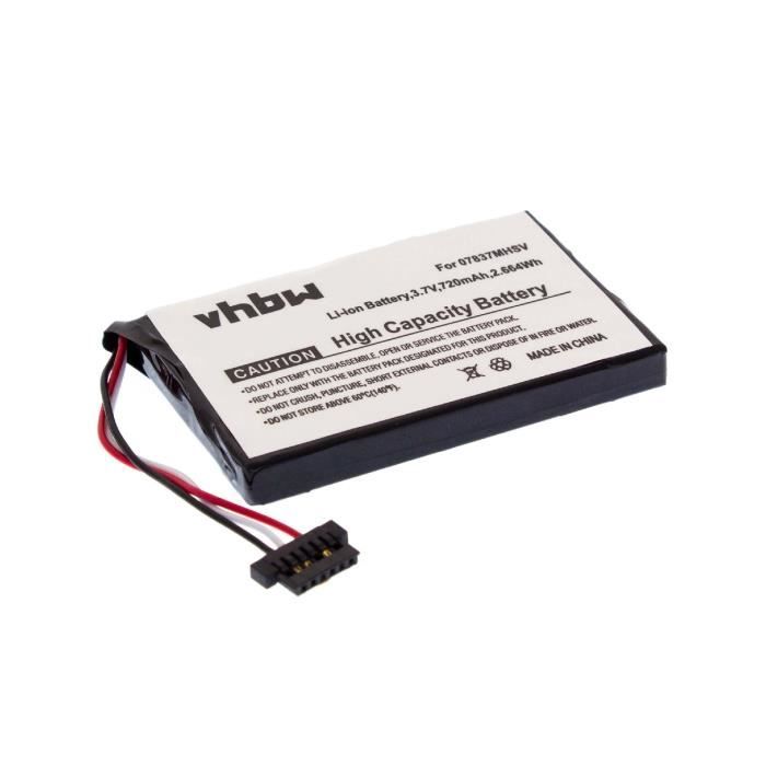 vhbw batterie compatible avec Becker Transit 50, 50 LMU système de navigation GPS (720mAh, 3,7V, Li-ion)